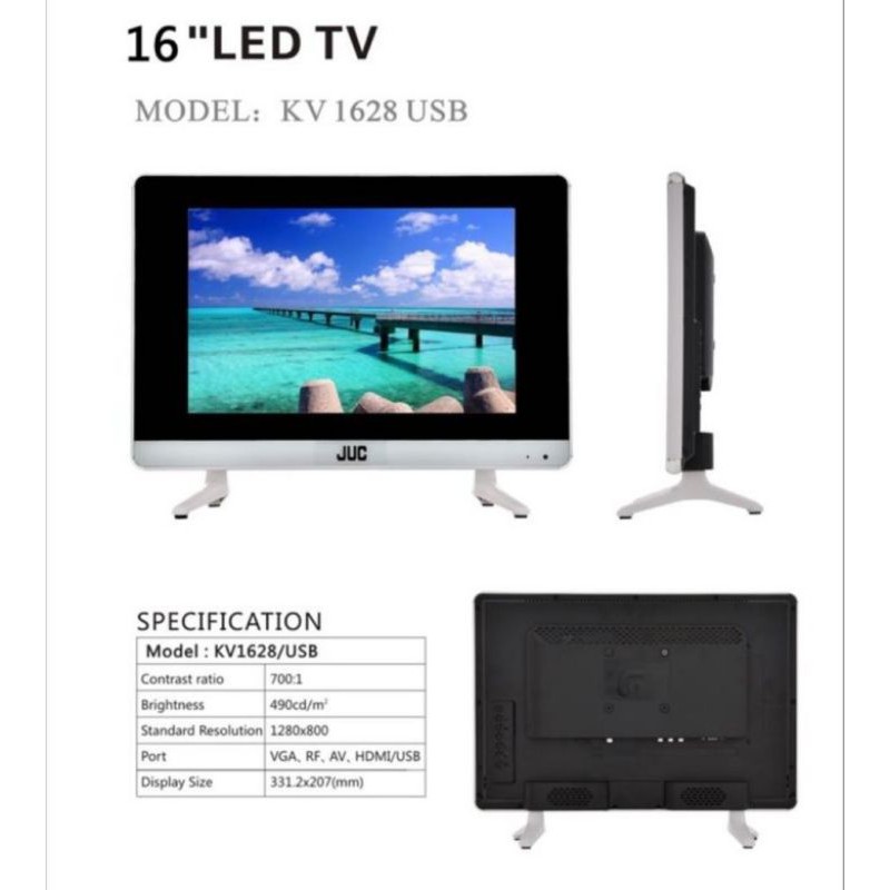 TV LED JUC 16" KV1628 USB