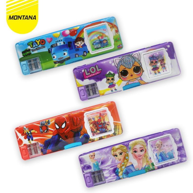 

( COD ) Kotak Pensil / Study Set / Tempat Pensil Calculator Penco 102-1