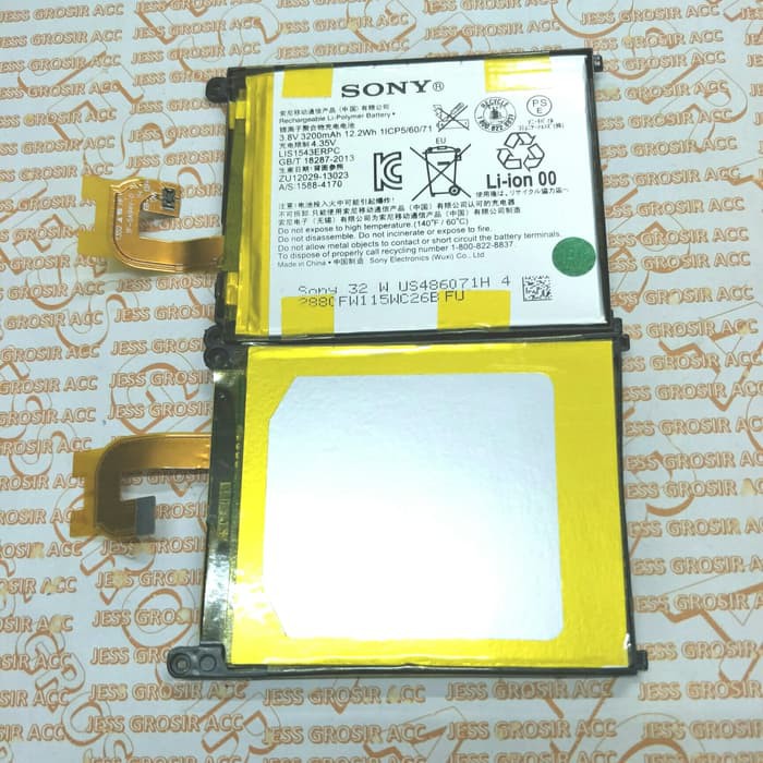 Baterai Battery Batre ORIGINAL SONY XPERIA Z2 D6502 D6503 D6543 L50W