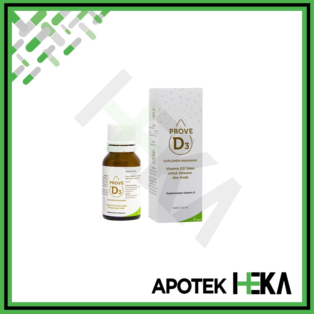 Prove D3 Drops - Vitamin D3 400 IU Tetes 12.5 ml (SEMARANG)