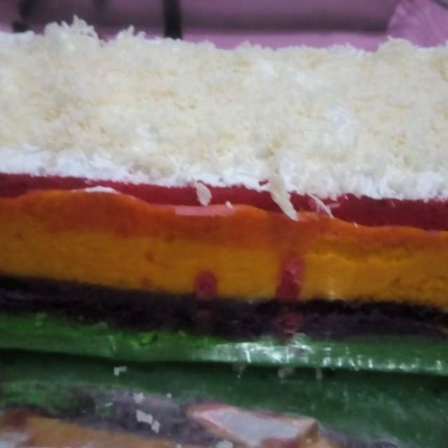 

Kue bolu kukus rainbow