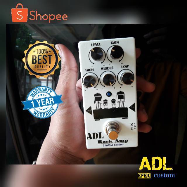 Efek gitar distorsi ADL distortion - ROCK AMP