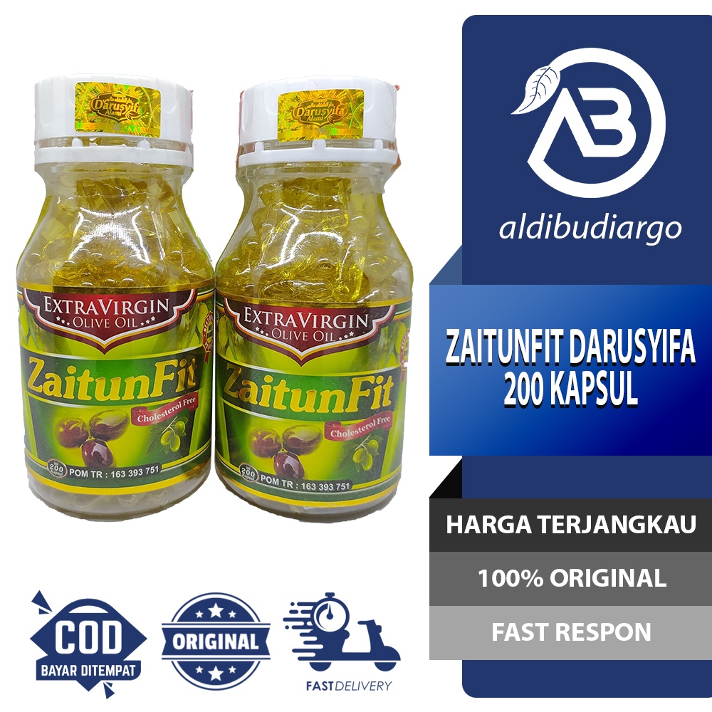 KAPSUL MINYAK ZAITUN ZAITUN FIT ISI 200 KAPSUL