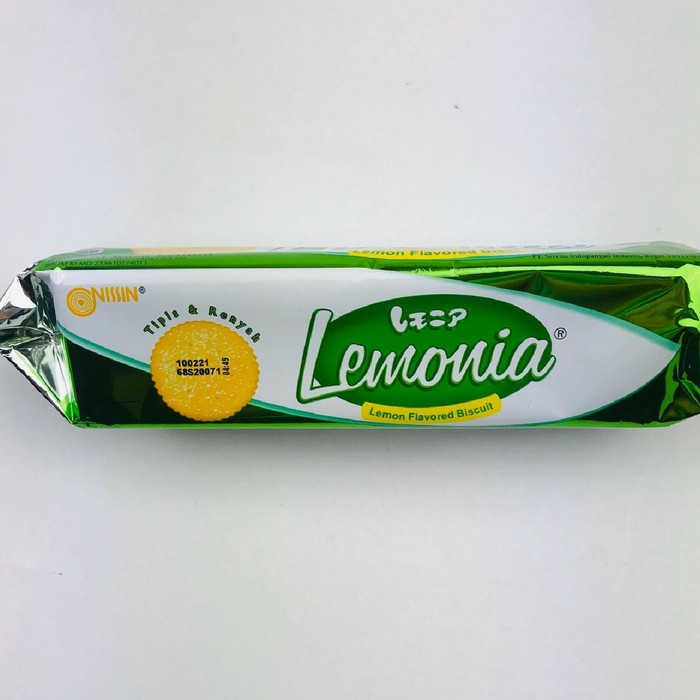 NISSIN LEMONI / LEMON /  FLAVORED BISCUIT / COCONUT BISCUIT / 130g