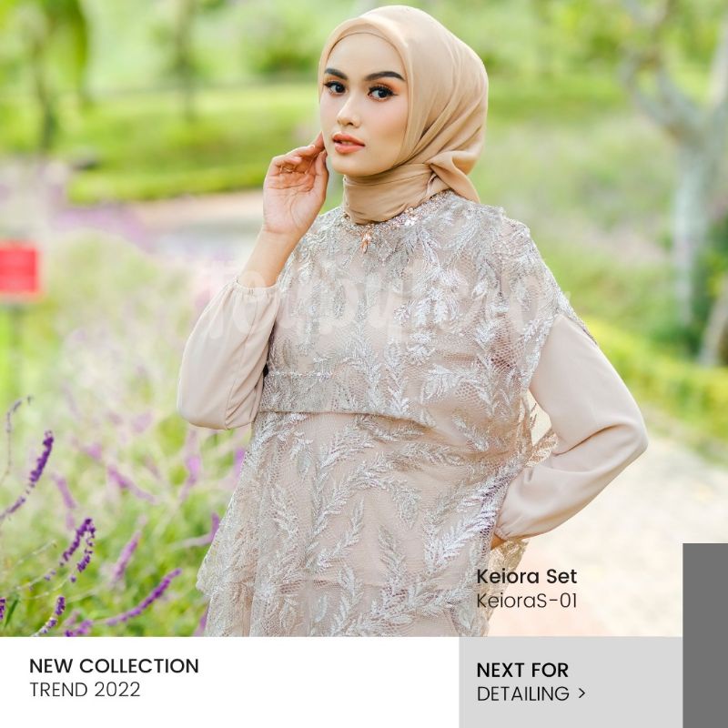 Feybyfera Keiora Set | Set Brukat Mix Babydoll