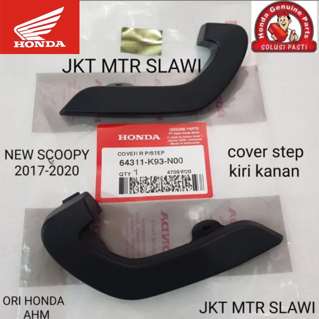 cover step scoopy new esp 2017-2018 ori honda ahm
