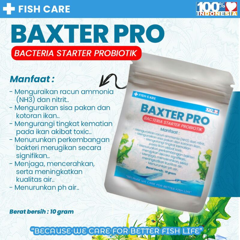 Baxter Pro Bakteri Starter Stater Probiotik Aquarium/ Aquascape/ Kolam