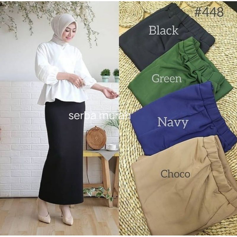 rok_SPAN KNITTED / ROK KOREA / ROK SPAN PANJANG