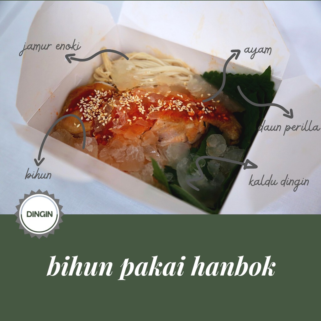 

[DINGIN] Bihun Pakai Hanbok (Gochujang)