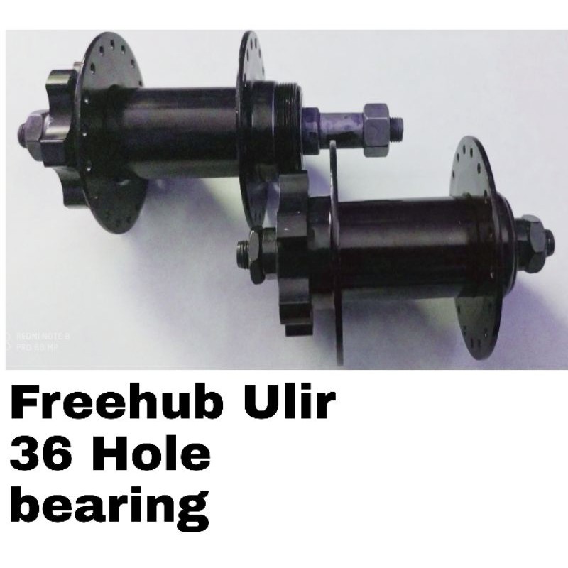 Freehub Sprocket Ulir Depan Belakang 36 Hole (include quick release) bisa sampai 8 speed