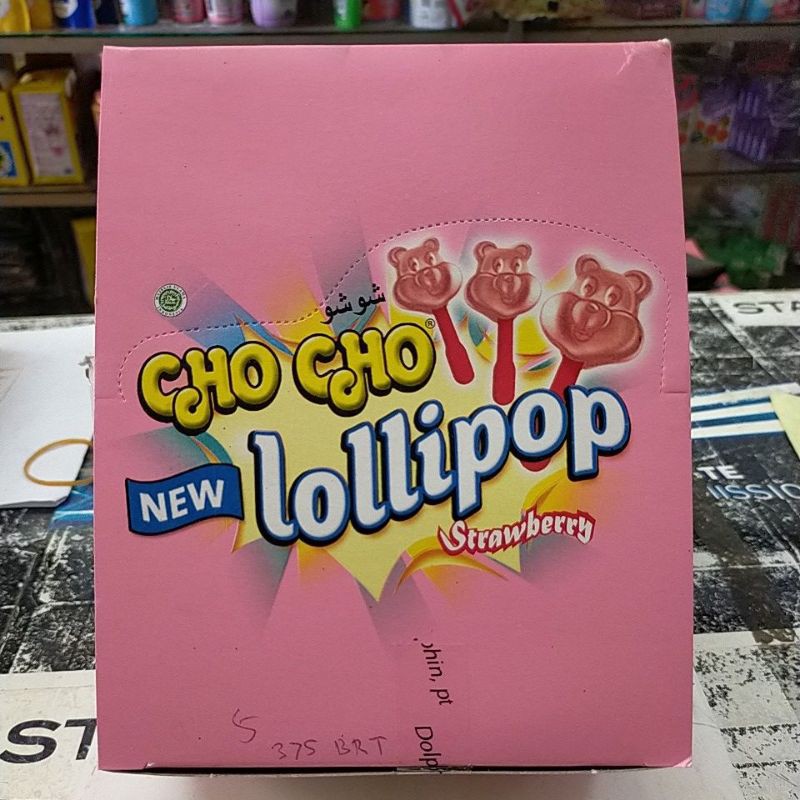 

DOLPHIN Cho cho lollipop strawberry 10g x 24pcs