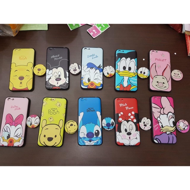 Case fuze Disney popsocket J2/J2 PRO/J4/J6/J8/A37/A59/F7/A71/V9/Y71/Y83/5A/5 PLUS/NOTE 5A/NOTE 5PRO