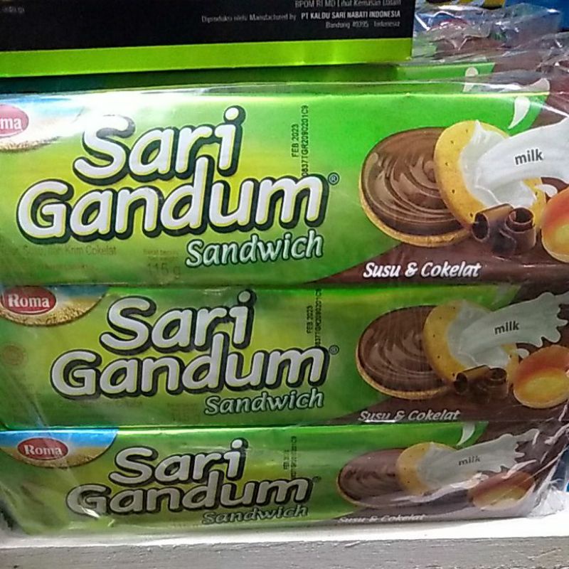 Sari Gandum Sandwich 115 gr