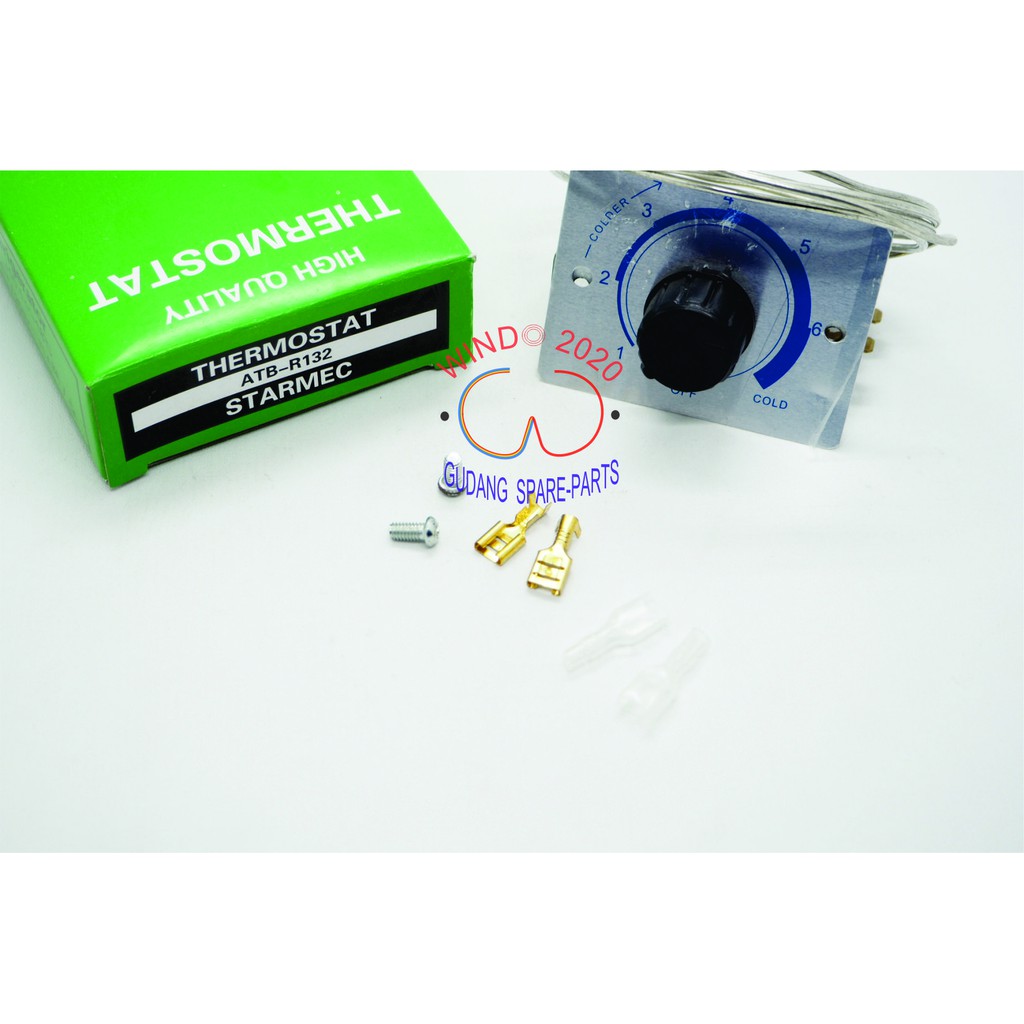 THERMOSTAT ATB-R 132 | THERMOSAT KULKAS | THERMOSTAT SHOWCASE / FREZER /  KULKAS 2PINTU / UNIVERSAL