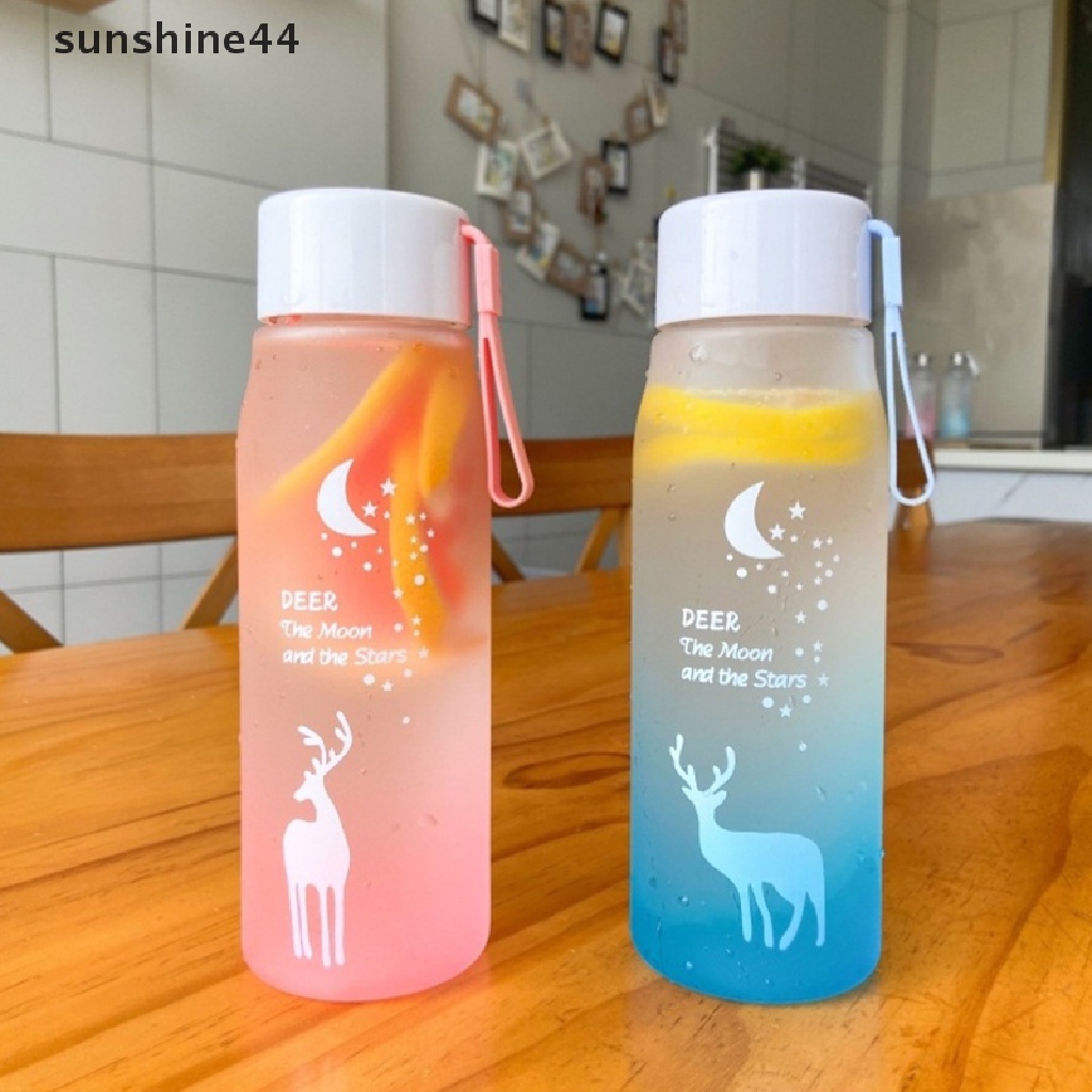 Sunshine Botol Minum Shaker 560ml Portable Anti Jatuh Untuk Olahraga / Travel