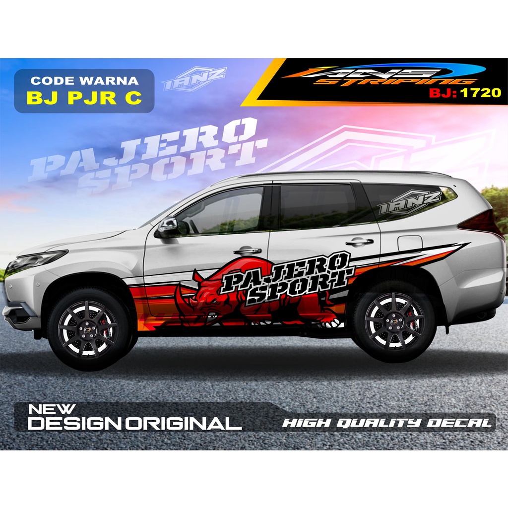 STICKER MOBIL PAJERO / STIKER MOBIL GRAND LIVINA / VARIASI STIKER PAJERO / STIKER MOBIL