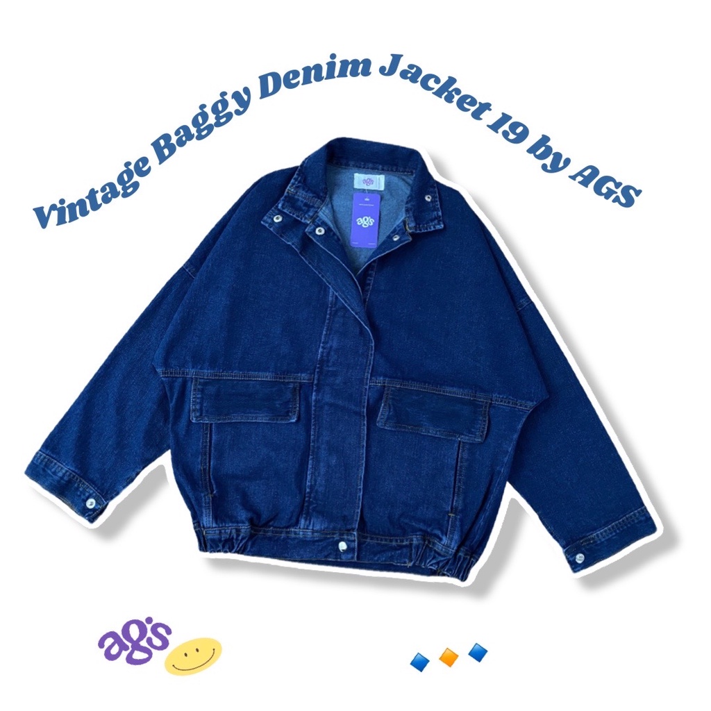 Vintage Baggy Denim Jacket 19 by AGS