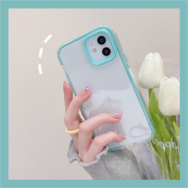 Sold Out iPhone 13Pro Phone Case iPhone13 12 11 Pro Max Xs Max X Xr iPhone 7 8 6 6s Plus 7p 8p 2 In 1 Colorful Fresh Clear TPU Soft Silicone Anti-dirty Phone Back Case