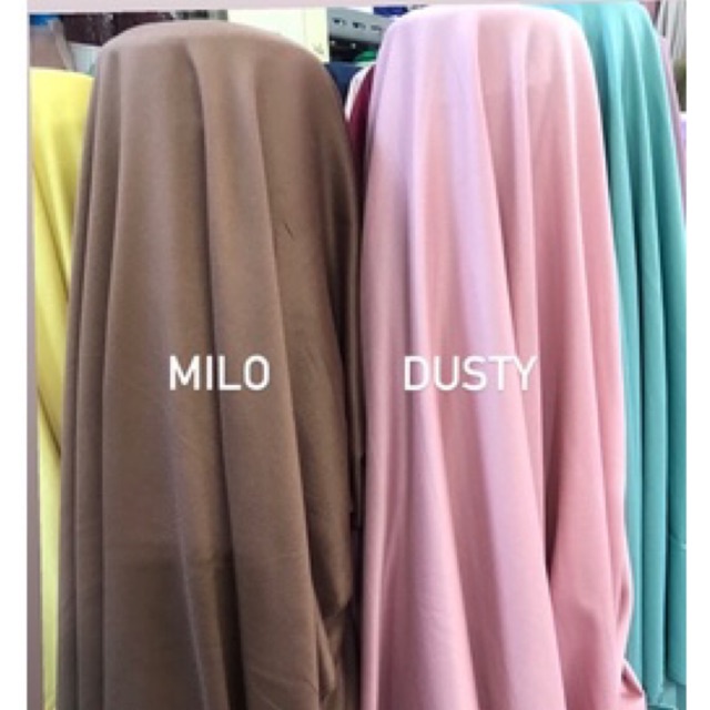 Bahan moscrepe/Kain moscrepe/putih