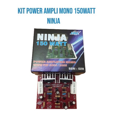 KIT POWER AMPLI MONO NINJA 150WATT PLUS TR