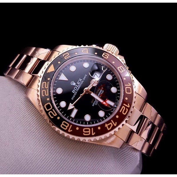 Rolex GMT Master ii Rose Gold Swiss Grade like original