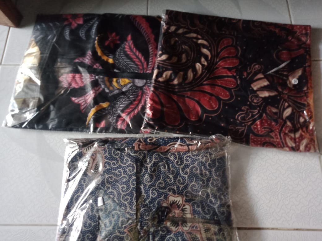 Sarimbit Couple Batik Maura Couple  Sania Ruffle Batik Couple Ori Ndoro Jowi Oleh Oleh Pekalongan