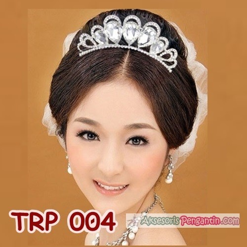 [STOCK TERBATAS] AKSESORIS PENGANTIN WANITA TIARA WEDDING BRIDESMAID TRP004