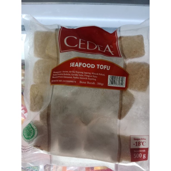 

Cedea Seafood Tofu 500gram