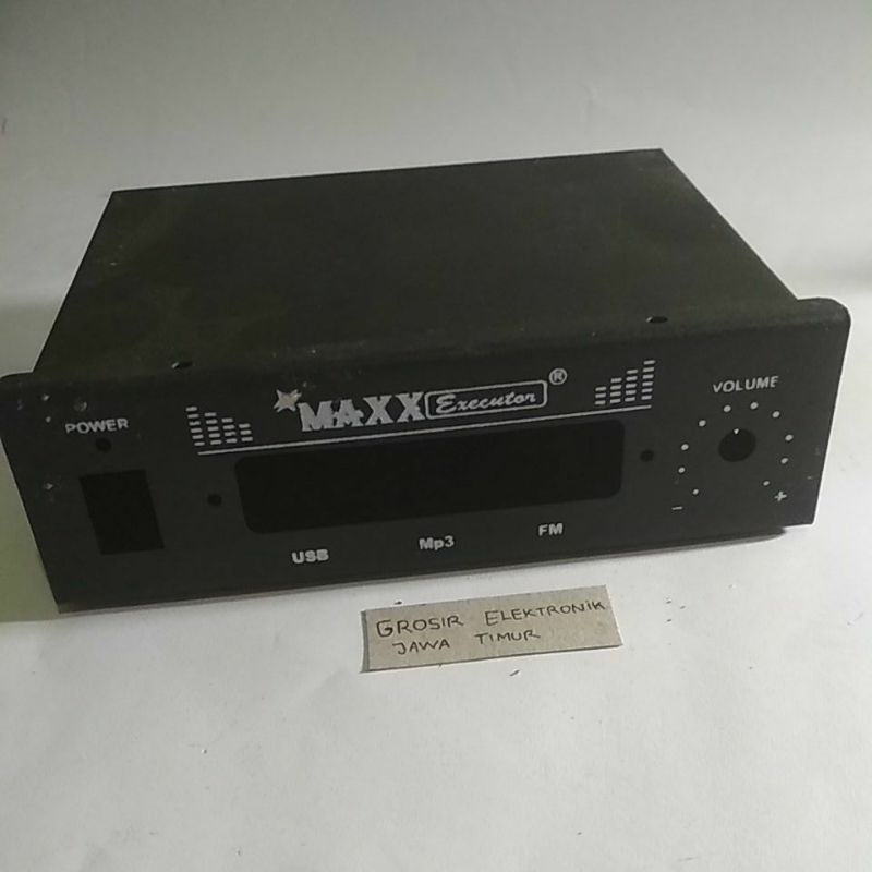 Box mp3 box maxx mp3 bahan plat besi
