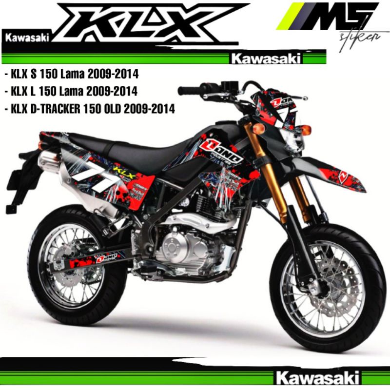 Decal Sticker Striping Variasi Fullbody KLX 150 Lama 2009-2014 - Decal KLX L Lama - Decal KLX S Lama