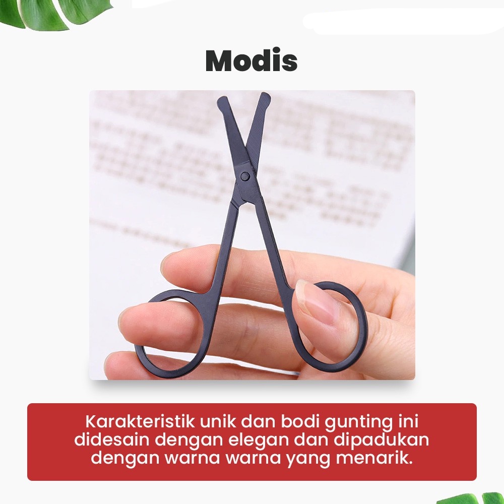 Gunting Alat Cukur Bulu Hidung Nose Hair Scissor Stainless Steel