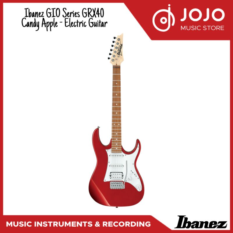 Ibanez Gio Series GRX40 Candy Apple-Guitar Electric