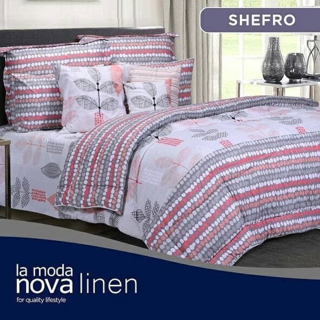 Sprei Nova Linen Rumbai Shefro Size Queen