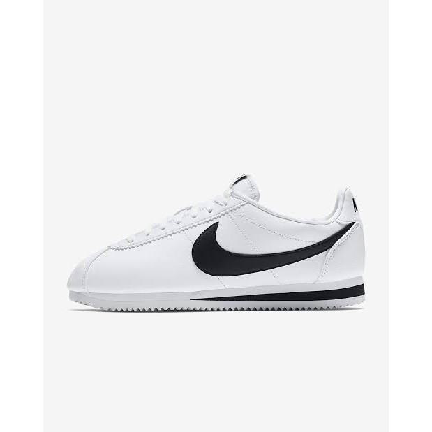Jual nike cortez white black original 