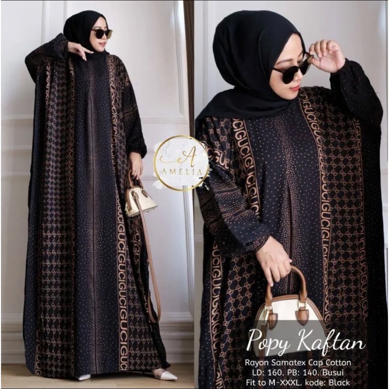 Gamis Kaftan Rayon Premium Super Jumbo Ld 170