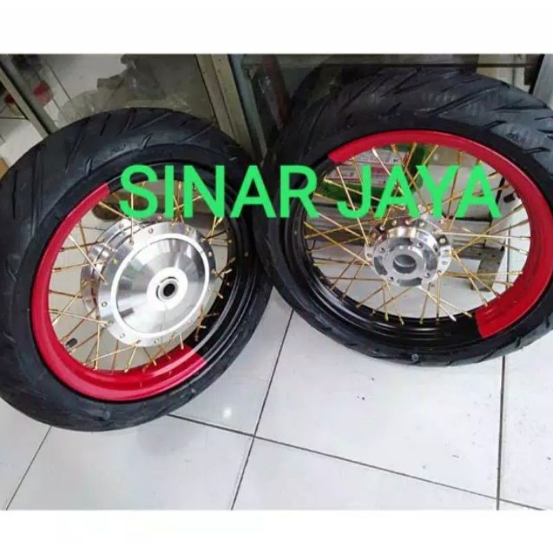 Velg jari ring 14 tapak lebar mio beat karbu fi esp vario 110 125 xeon soul fino mio j all matic