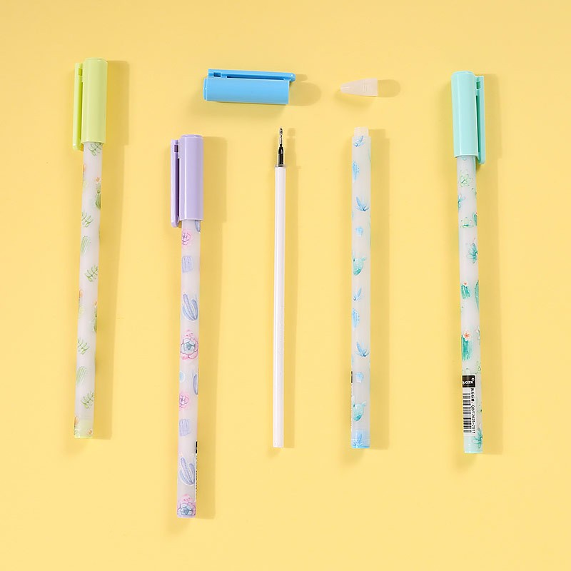 

Pulpen Gel Hitam Plant Lifestyle Gel Ink Pen Motif Kaktus dan Sukulen