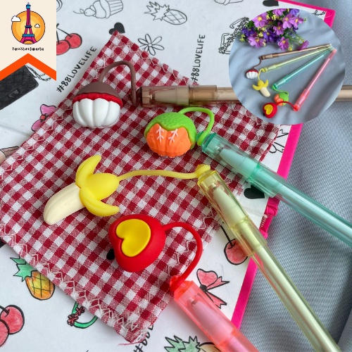 

Pulpen Pena Karakter Tumbuhan Buah Keperluan Anak Sekolah Pen Lucu Imut Keren Bolpen Unik Fancy Termurah Import