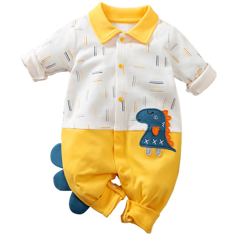 JUMPER BAYI MOTIF DINO / JUMPER BAYI LAKILAKI / BAJU ANAK BAYI COWOK 0-2TAHUN BA-297