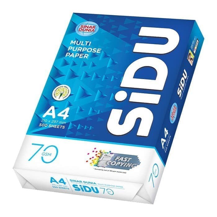 

KERTAS HVS SIDU A4 70gr