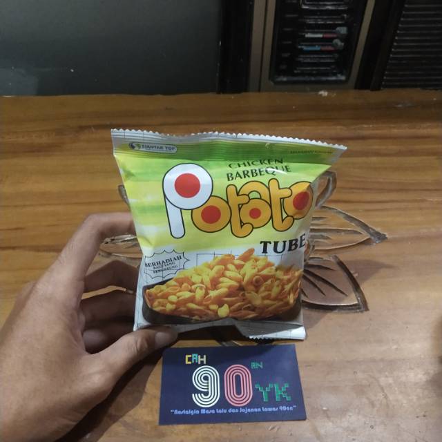 POTATO TUBE. Snack Ciki Kentang JADUL Legend. Jajanan Anak 90an. MURAH