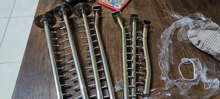 Hanger Baju Suling Kotak Belalai 6titik