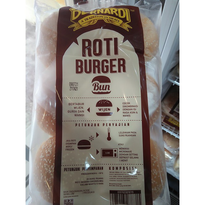 

Roti Burger BERNARDI Roti BERNARDI Wijen Roti Burger Wijen isi 6