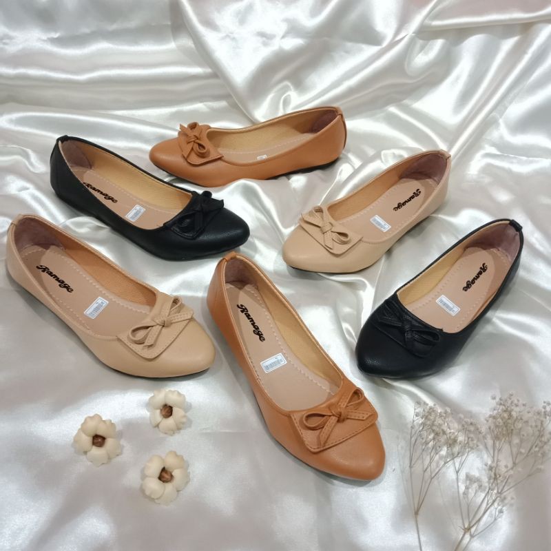 0RIGINAL !!! RAMAGE FLAT SHOES WANITA HS--12