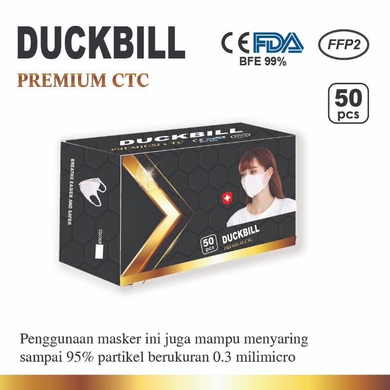 Masker Duckbill Premium CTC isi 50 Pcs