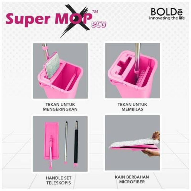 Alat Pengepel Lantai / Bolde Super Mop ECO