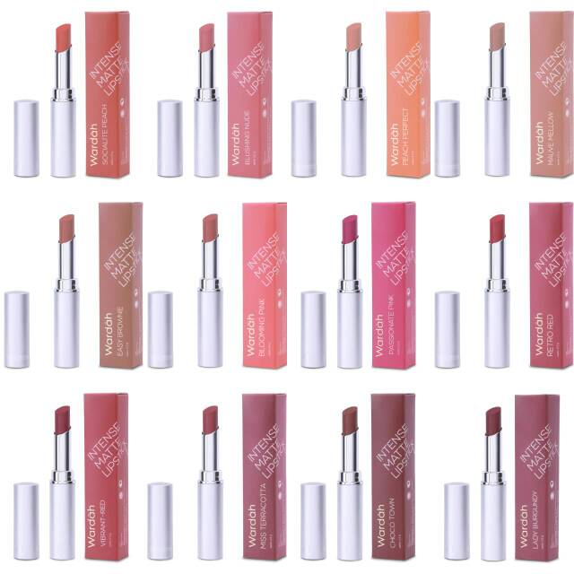 Bpom Wardah Intense Matte Lipstick Lipstik Batang Wardah Kosmetik Bibir Produk Wardah Shopee Indonesia Lipstik wardah matte batang