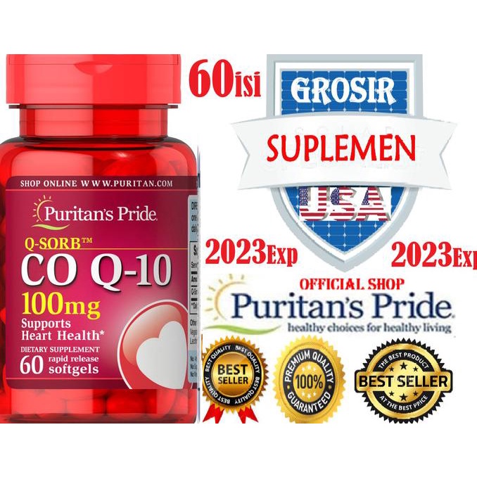 Q10 100mg 60 softgel Q10 PURITAN USA Coenzyme - Q10_100MG_60SG Lc