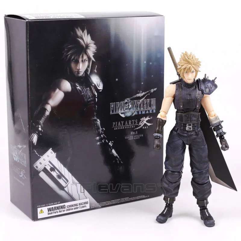 Action Figure Final Fantasy Play Art Kai Cloud Strife