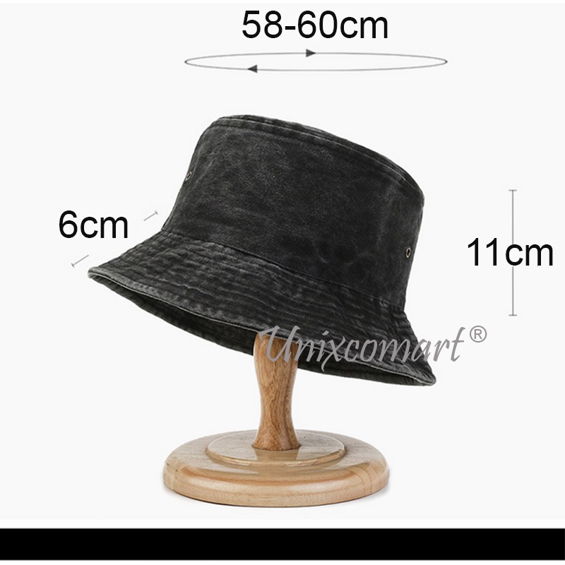 Topi Bucket Hat DREW Fashion Session Pancing Gunung Pria Wanita